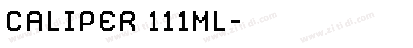 CALIPER 111ML字体转换
